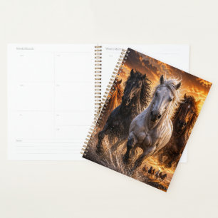 Wild Spirit Stampede – Majestic Running Horses Art Planner