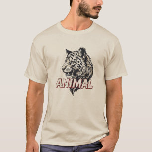 Wild Spirit Tiger – Animal Graphic T-Shirt