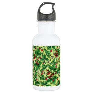 Wild strawberries on honeydew 532 ml water bottle