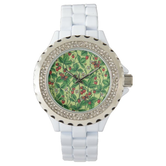 Wild strawberries on honeydew watch (Front)