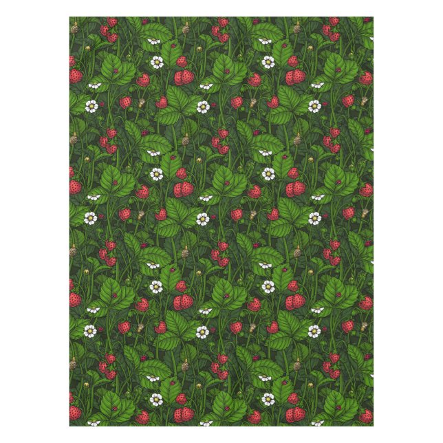 Wild strawberries tablecloth (Front)