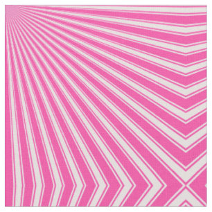 Wild Strawberry Funky Sun Rays Background Fabric
