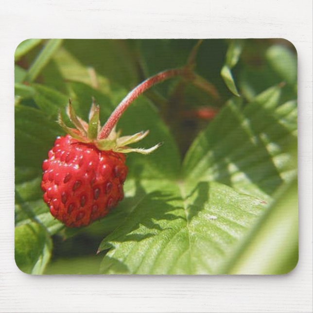 Wild Strawberry Mouse Pad (Front)
