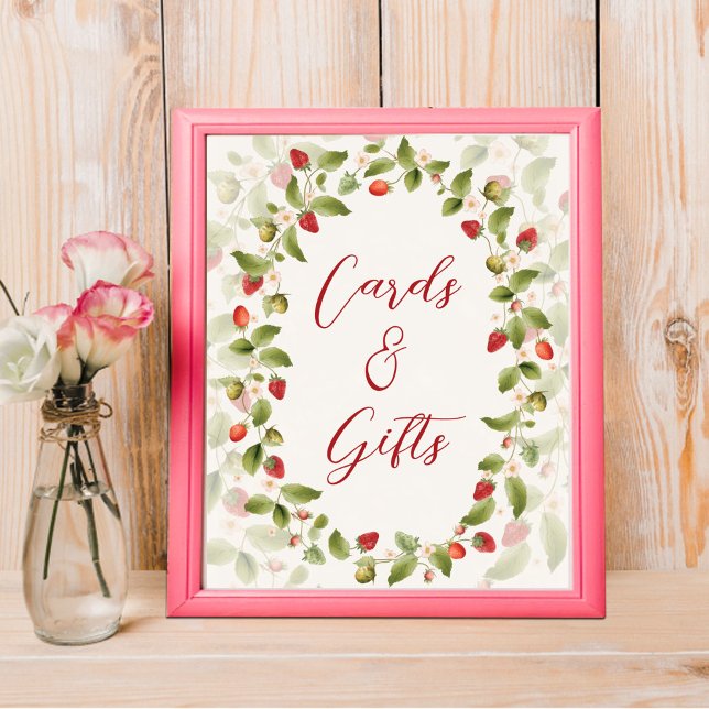 WILD STRAWBERRY SWEET BABY SHOWER POSTER (Creator Uploaded)