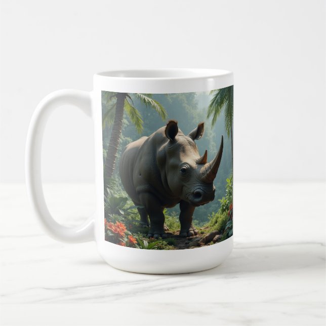 Wild Strength: The Rhino Mug (Left)