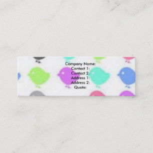 Wild Style Bussiness Mini Business Card