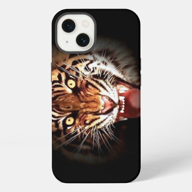 Wild Sumatran Tiger iPhone Case (Back)