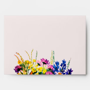Wild summer flowers envelope
