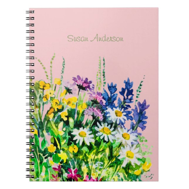 Wild summer flowers notebook (Front)