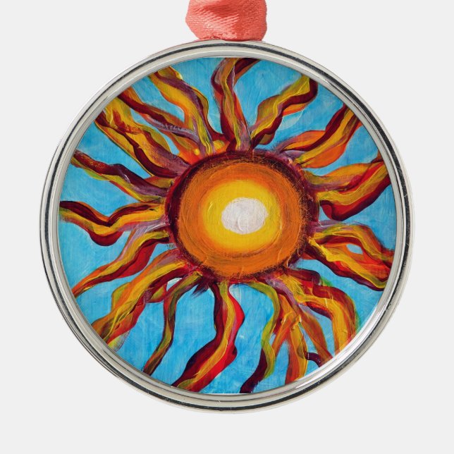 Wild Sun Metal Tree Decoration (Front)