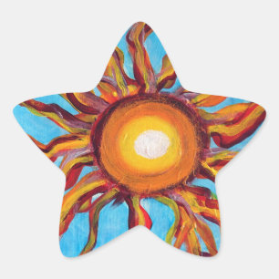 Wild Sun Star Sticker
