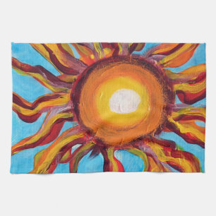 Wild Sun Tea Towel