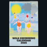 WILD SWIMMING CALENDAR 2025<br><div class="desc">An original, fun, fully illustrated Wild Swimming Calendar for 2025. The perfect gift for anyone who loves cold water dips or long summer swims. This calendar captures the fun to be had when swimming in the sea, we're all a bit nuts about how good it feels and how those mindful...</div>