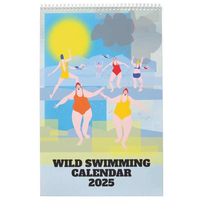 WILD SWIMMING CALENDAR 2025 (Cover)