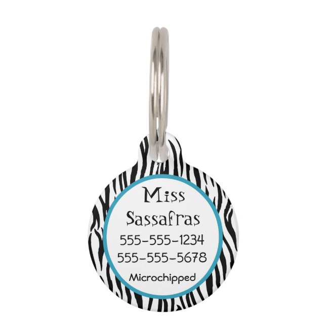 Wild Thing 2 Sided Pet ID Tag (Back)