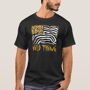 Wild Thing! Cool Animal Print design T-Shirt
