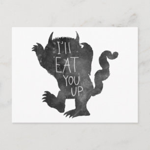 Wild Thing I'll Eat You Up Postcard