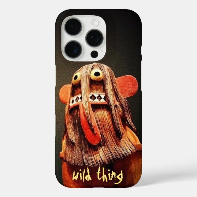 Wild Thing Kachina Doll Face Photo Cute Fun Case-Mate iPhone Case (Back)
