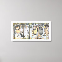 Wild Things and Max Swinging From Trees