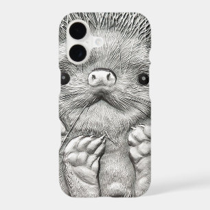 WILD THINGS: Silver Hedgehog iPhone 7 Case