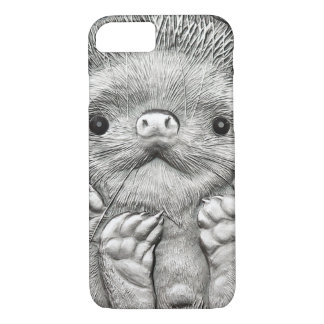 WILD THINGS: Silver Hedgehog iPhone 7 Case