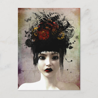 Wild Thoughts Surreal Gothic Art Postcard