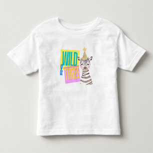 Wild & Three 3rd Birthday Zebra T-Shirt