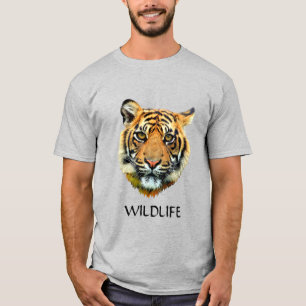 Wild Tiger Animal Face T-Shirt