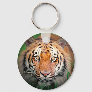 Wild Tiger Artwork Key Ring
