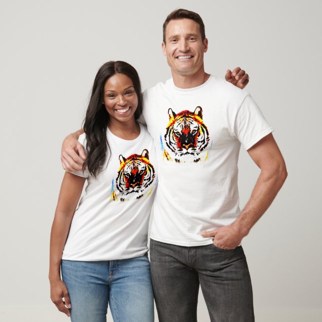 Wild Tiger Artwork T-Shirt (Unisex)