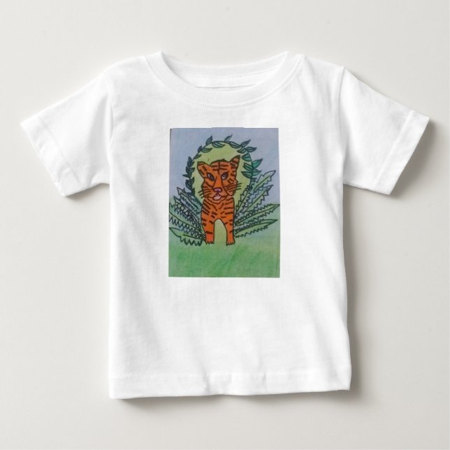 wild tiger  baby T-Shirt (Front)