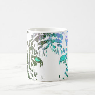 Wild Tiger//Blue Coffee Mug