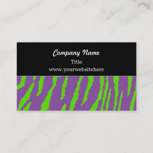 Wild Tiger Fur Pattern Business Card