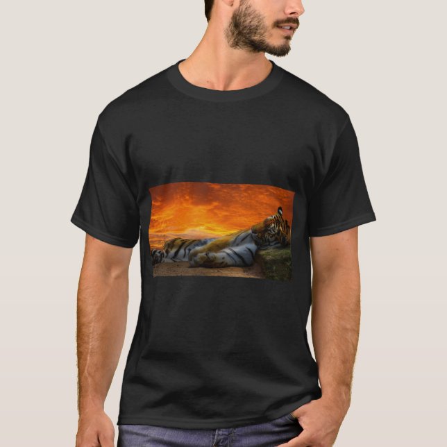 Wild Tiger Predator Tee Design (Front)