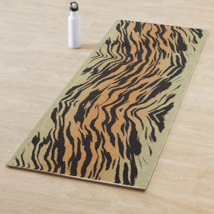 Wild Tiger Print Yoga Mat