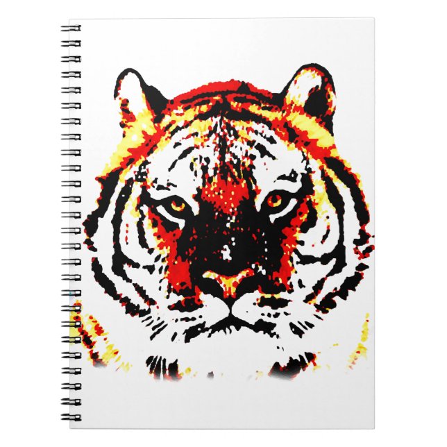 Wild Tiger Spiral Notebook (Front)