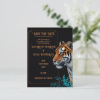 Wild Tiger Wedding Invitation