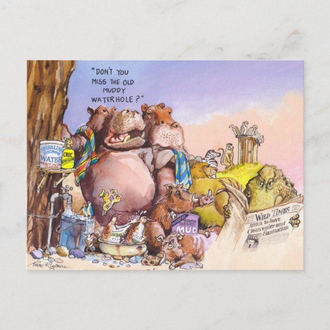 Wild times postcard (Front)