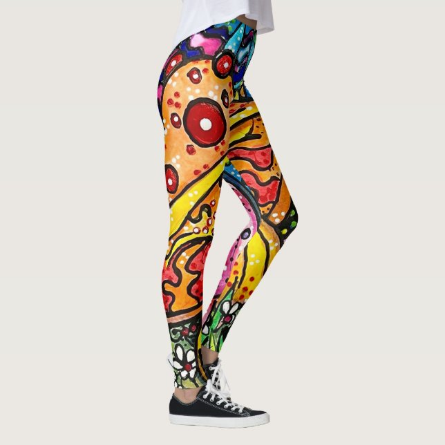 Wild & Trippy Shroom Skin Leggings (Right)