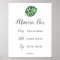 Wild Tropical Palm Bridal Shower Mimosa Bar Sign