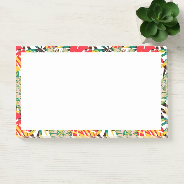 Wild Tropical Palm Leaves Post-it Notes (Office)