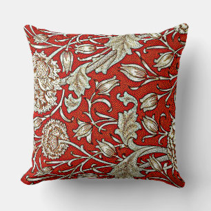 Wild Tulip by William Morris Cushion