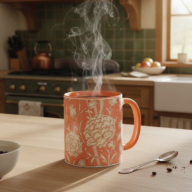 Wild Tulips Peach William Morris Mug (Creator Uploaded)