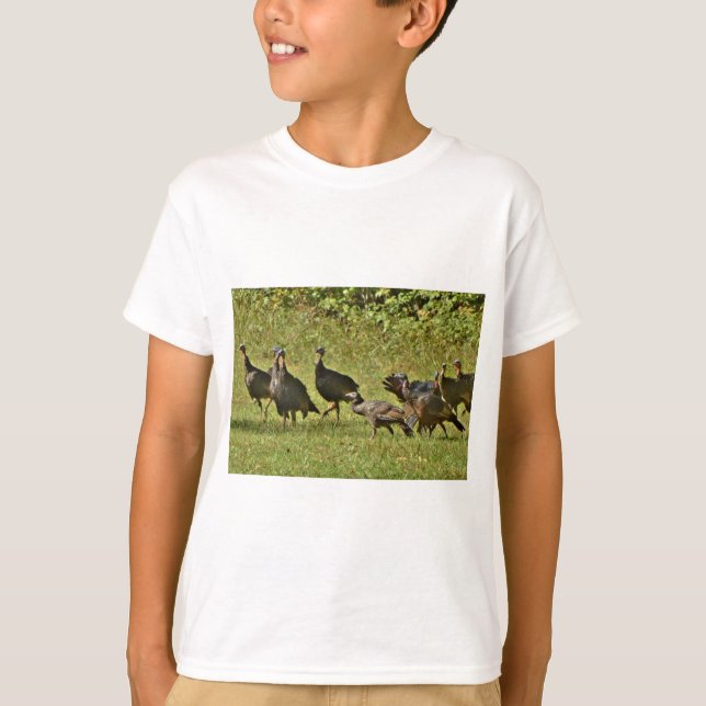 Wild Turkey, Camouflage colours T-Shirt (Front)