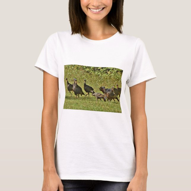 Wild Turkey, Camouflage colours T-Shirt (Front)