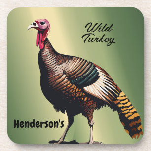 Wild Turkey Customisable Sandstone Coaster