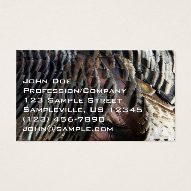 Wild Turkey Feathers I (Front)