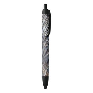 Wild Turkey Feathers II Abstract Nature Design Black Ink Pen