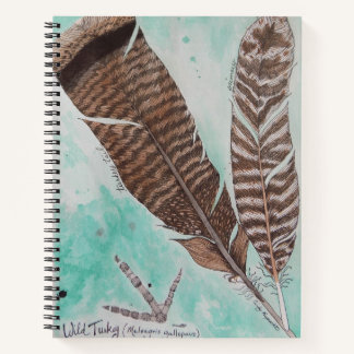 Wild Turkey Feathers Notebook