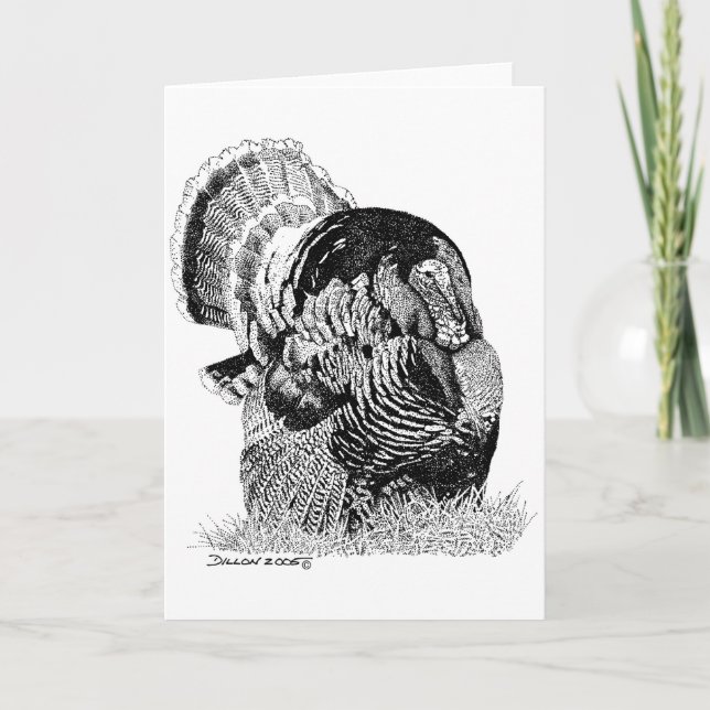 Wild Turkey Holiday Card (Front)